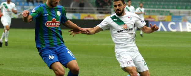 Bursaspor ve Çaykur Rizespor 13 yıl sonra...