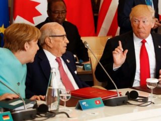 Şoke eden kavga: Trump ile Merkel birbirine girdi!