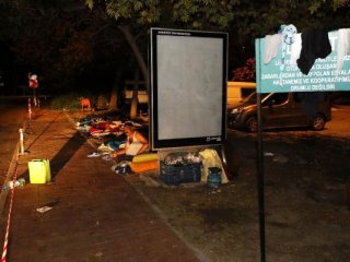 Hastane otoparkında yaşam!