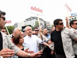 Kılıçdaroğlu'nun yürüyüşüne terörist desteği!