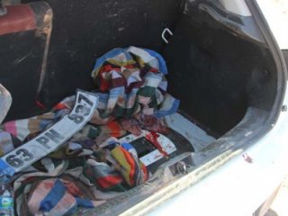 Otomobilin bagajından çıkanlar şoke etti