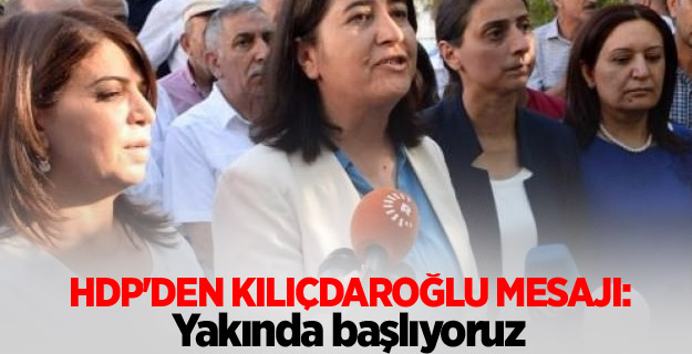 HDP'den Kılıçdaroğlu mesajı