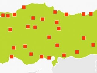 Tüm Türkiye'yi ürküten harita!