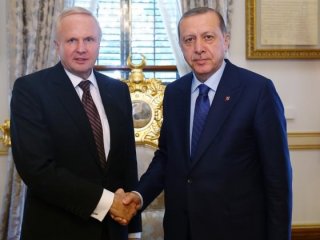 Cumhurbaşkanı Erdoğan, Dudley’i kabul etti
