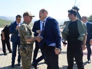 Bakan Soylu, Orgeneral'i de alıp oraya gitti