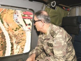 Sınır hattı iyice ısınınca teftişe çıktı!