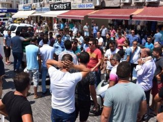 Esnaf sokağa döküldü! Turistler korkup kaçtı