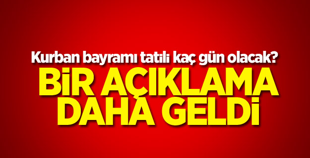 Kurban Bayramı tatili 10 gün mü?