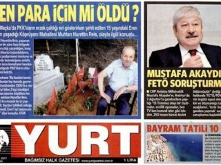 'Şehit Eren' için mide bulandıran manşet!