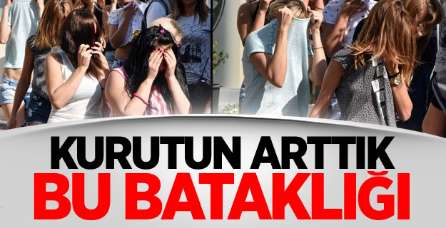Fuhuş çetesine baskın