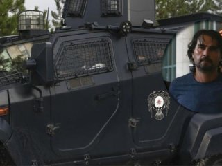 Zırhlı araçla Ankara'ya getirildi