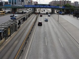 İstanbul’da yollar boş kaldı