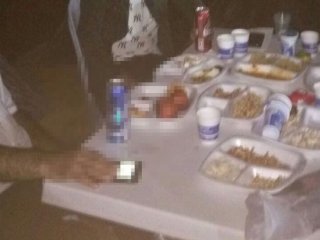 Rezalet! CHP'lilerden şehitlikte içkili alem!