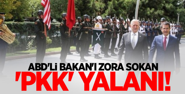 ABD'li Bakan'ı zora sokan 'PKK' yalanı!