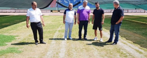 GAP Stadyumu'nun çimleri bakımsızlıktan kurudu