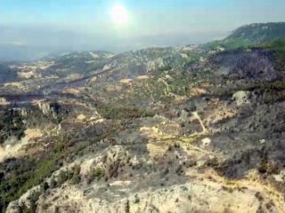 Muğla'dan korkunç görüntü! Hepsi kül oldu