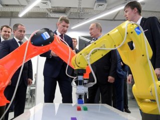 Putin'in ilgisini çeken robot uygulaması