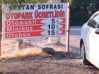 Tatil beldesinde otopark şeytanlığı