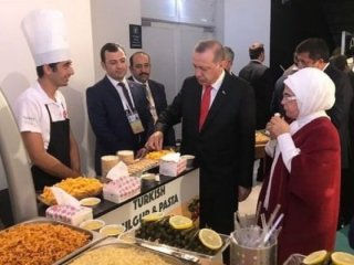 Cumhurbaşkanı Erdoğan, tadını çok beğendi
