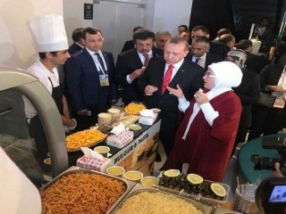 Erdoğan tadına baktı ve çok beğendi!