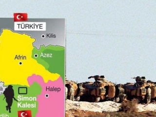 TSK, Afrin sınırındaki Simon Kalesi’ne yerleşti: Emir bekliyorlar