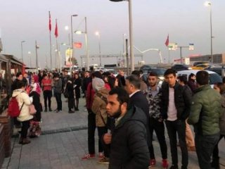 AVM'de hareketli dakikalar: 8 gözaltı