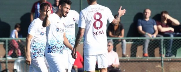 Trabzonspor özel maçta farka koştu!
