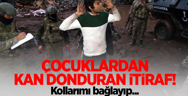 Çocuklardan kan donduran itiraf! Kollarımı bağlayıp...