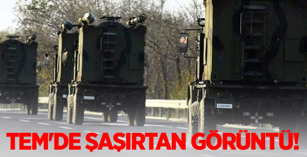 TEM'de şaşırtan görüntü!