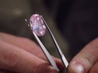 En pembe elmas 27 milyon euro'ya satıldı