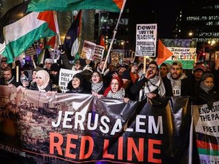 ABD'nin Kudüs kararı Chicago’da protesto edildi