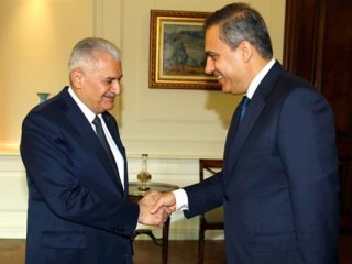 Başbakan Yıldırım Hakan Fidan'ı kabul etti