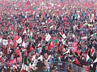 Ankara 'Özgür Kudüs' için ayakta