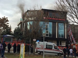 BBP Genel Merkezi'nde yangın