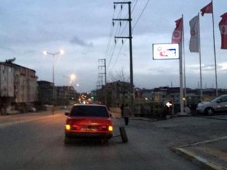 Vatandaşları şaşkına çeviren görüntü