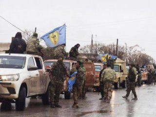 Afrin'e yardım için geldiler! İşte terör konvoyu
