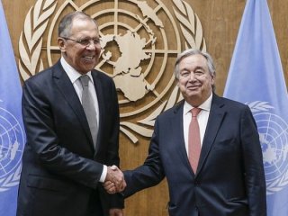 Lavrov ve Guterres bir araya geldi