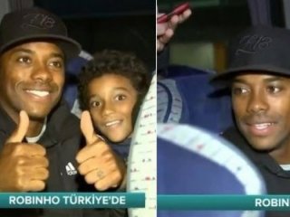Robinho İstanbul'a geldi