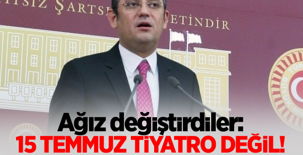 Ağız değiştirdiler: 15 Temmuz tiyatro değil!