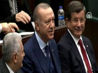 Erdoğan, Yıldırım ve Davutoğlu ile yan yana