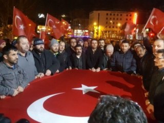 Taksiciler Afrin için kan verdi