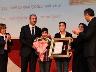 16 şehit yakınına 6 gaziye madalya verildi
