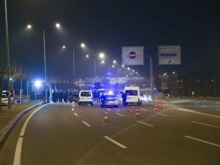 Cumhurbaşkanlığı Külliyesi önünde hareketli anlar!