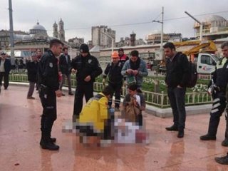Taksim Meydanı’nda dehşet anları!