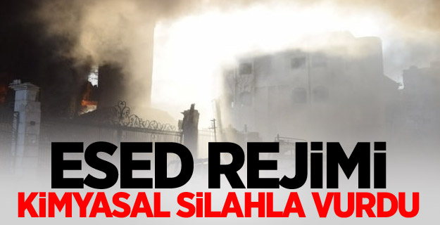 Esed rejimi kimyasal silahla vurdu