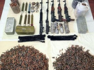 Tunceli'de PKK cephaneliği ele geçirildi