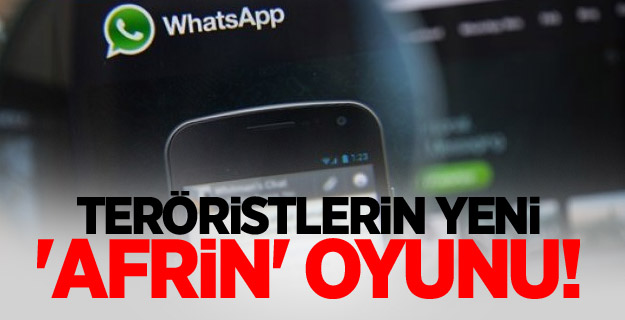 Teröristlerin yeni 'Afrin' oyunu!