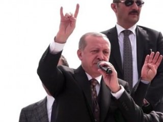Erdoğan'dan Bozkurt işareti