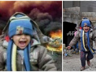 Afrin'de soykırım yapılıyor yalanı için o İngiliz çocuğu kullandılar!