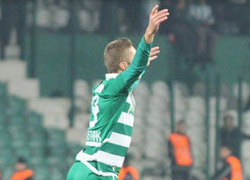 Zorlu maçın galibi Bursaspor